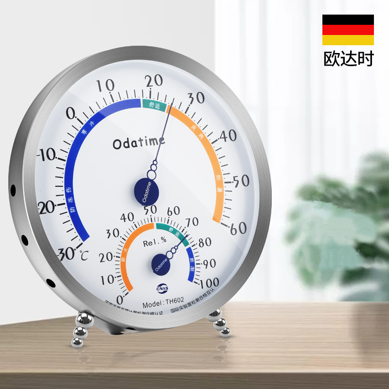 Garden Weather Station - Odatime Stainless Steel Thermometer Hygrometer Street