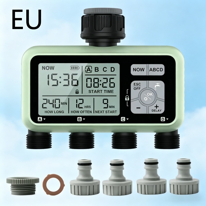 Smart Garden Project - Digital Garden Watering Timer 4 Outlets