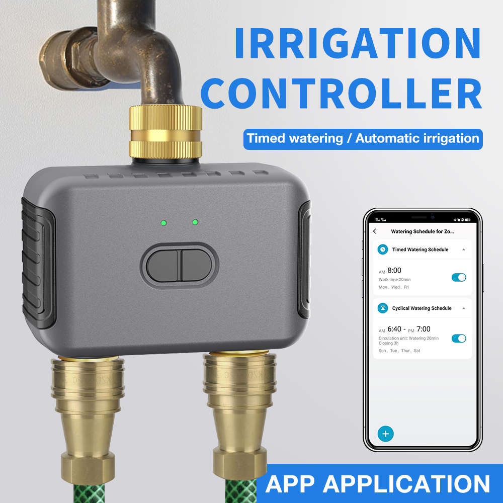 Smart Garden Project - Tuya 2 Zone Watering Timer Garden