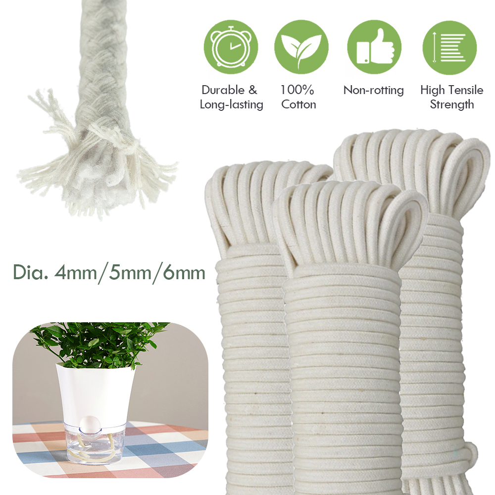 Smart Garden Project - 4/5/6mm Self Watering Cotton Wick Cord