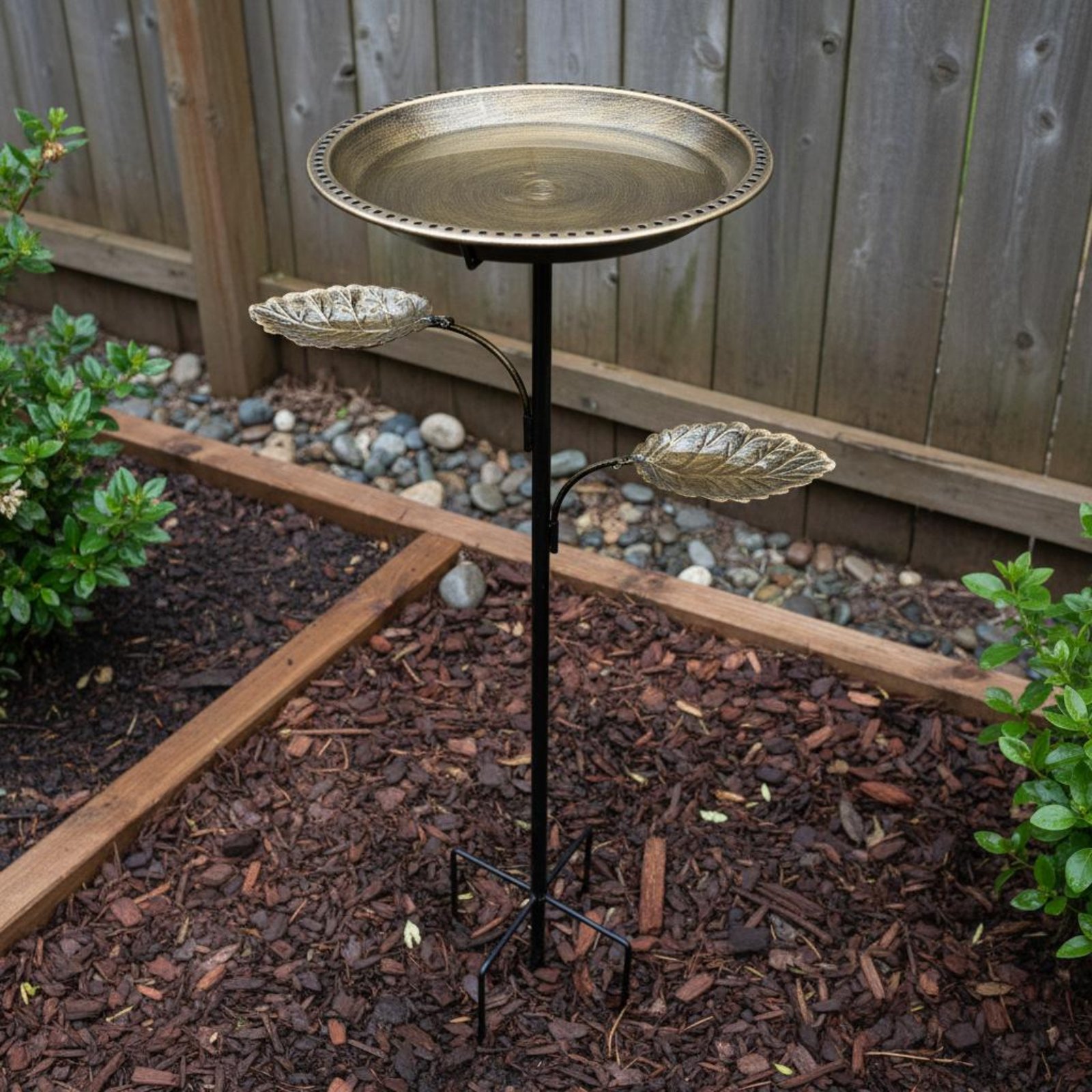 Metal Avian Bath Stake Wrought - Garden Weather Station 评论和价格