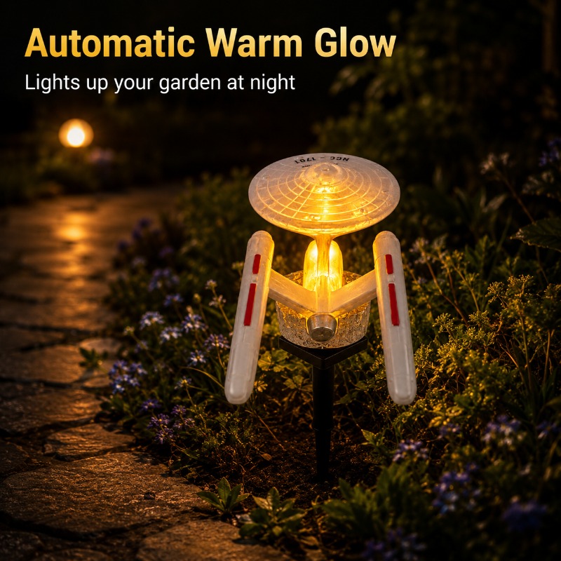 Star Trek USS Enterprise Solar - Smart Garden Light Camera 评论和价格