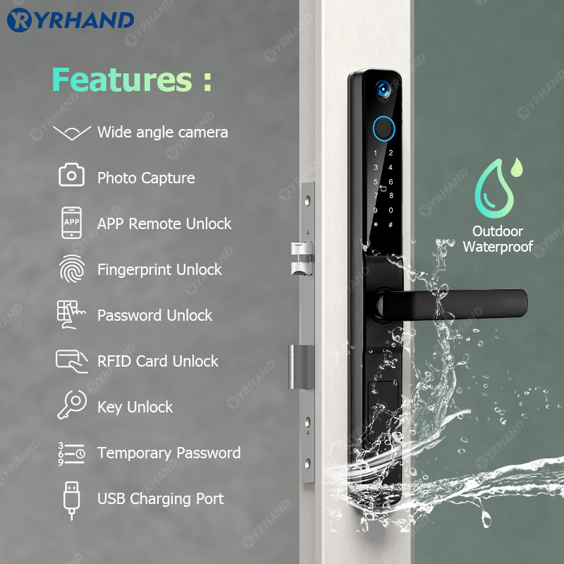 YRHAND IP66 Keyless Cat's Eye  - Smart Garden Gate Lock 评论和价格