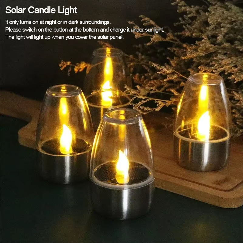 LED Solar Candles Light Flamel - Smart Garden Light Camera 评论和价格