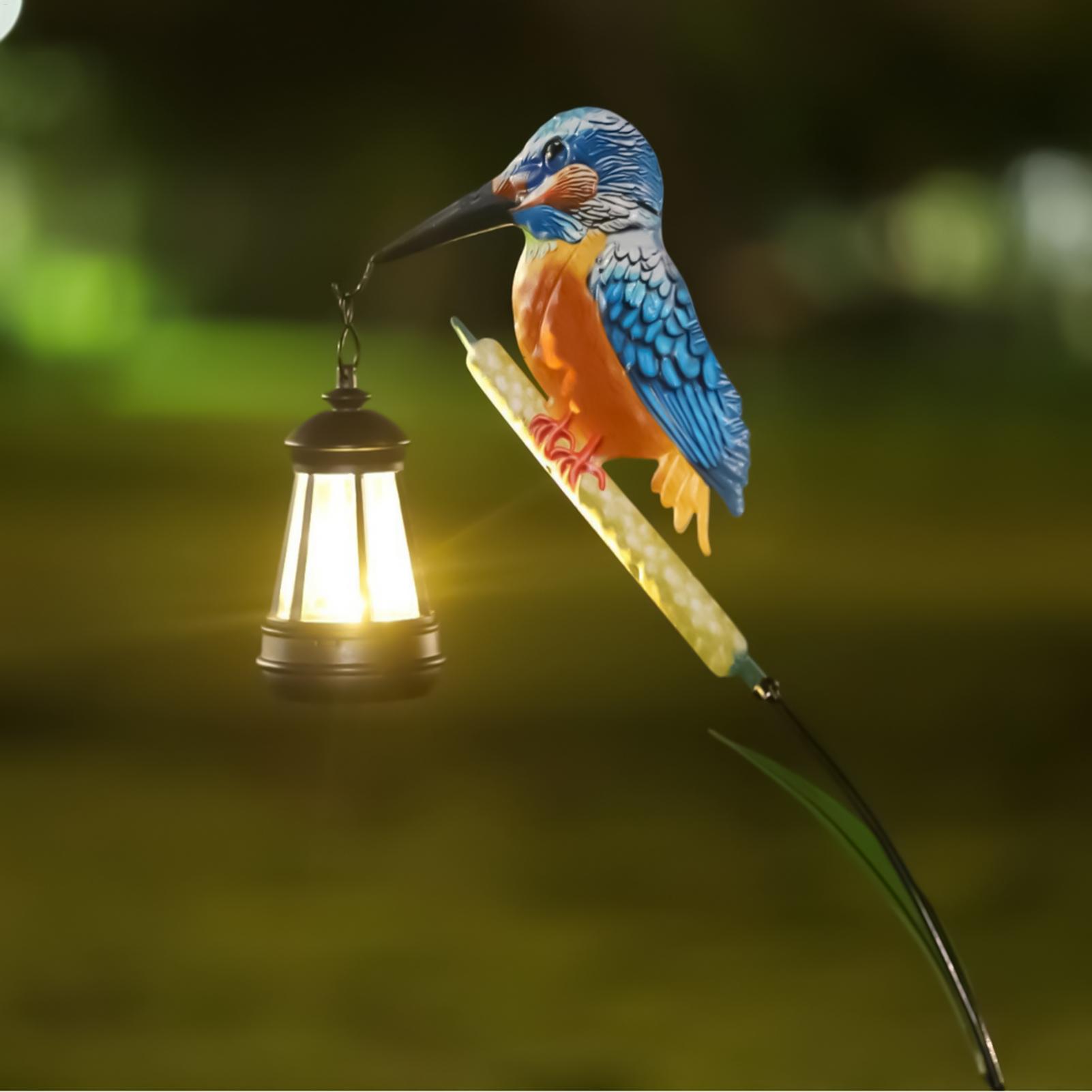 Solar Powered Kingfisher Light - Smart Garden Solar 评论和价格