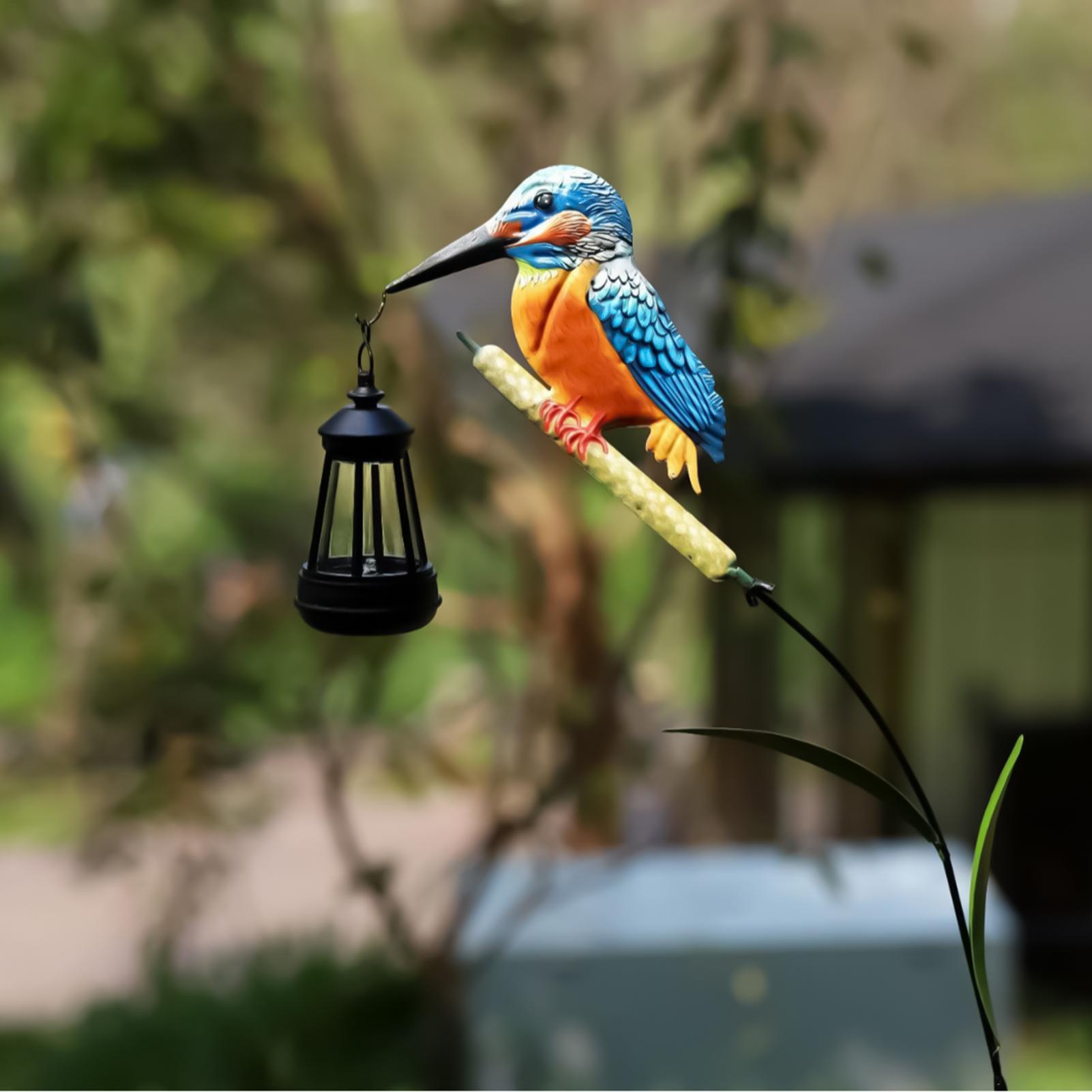 Solar Powered Kingfisher Light - Smart Garden Solar 评论和价格