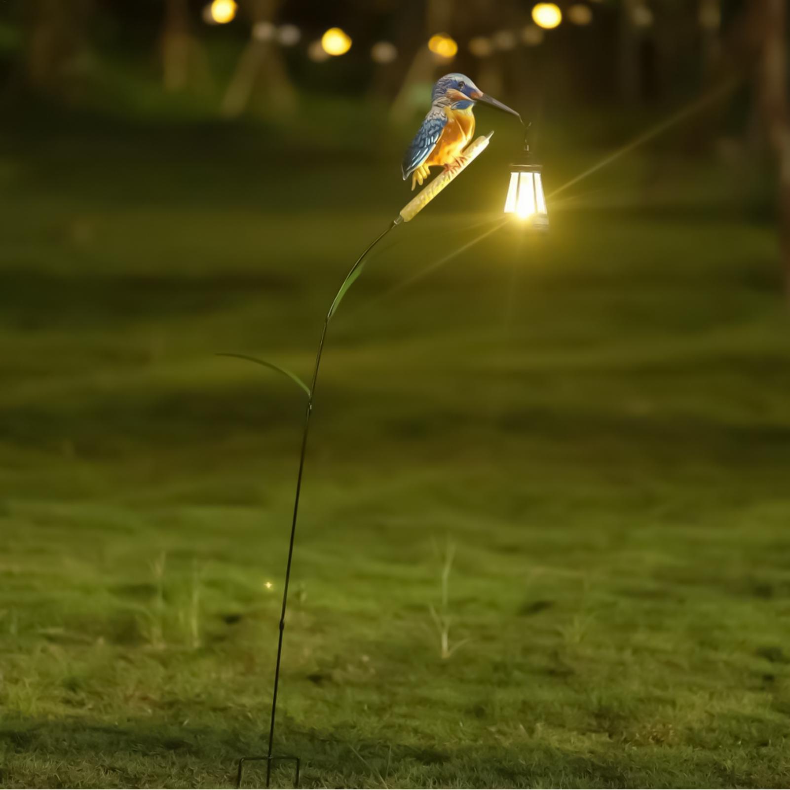 Solar Powered Kingfisher Light - Smart Garden Solar 评论和价格