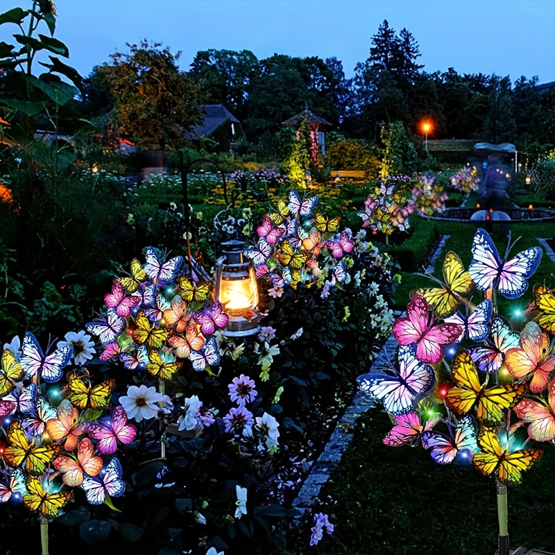 Solar LED Butterfly Garden Lig - Smart Garden Light Camera 评论和价格