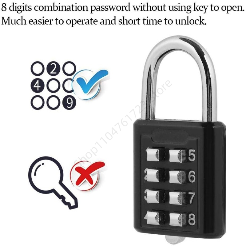 8 Digit Combination Outdoor Bu - Smart Garden Gate Lock 评论和价格