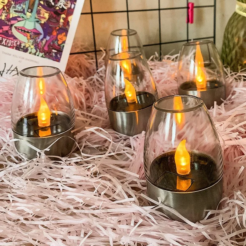 Solar Powered Flameless Candle - Smart Garden Light Camera 评论和价格