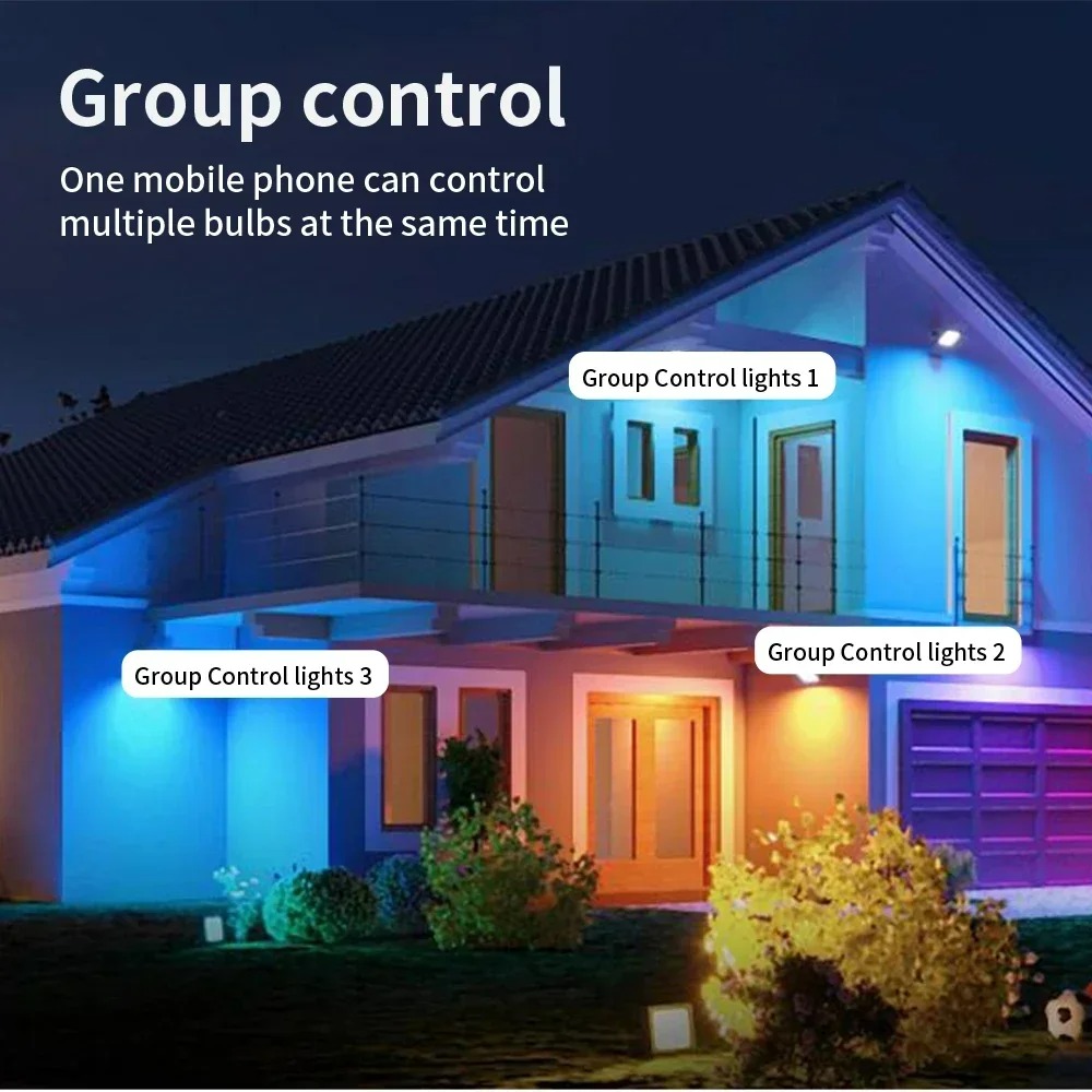 LED Outdoor Wall Light RGBCCT  - Smart Zigbee Garden Light 评论和价格