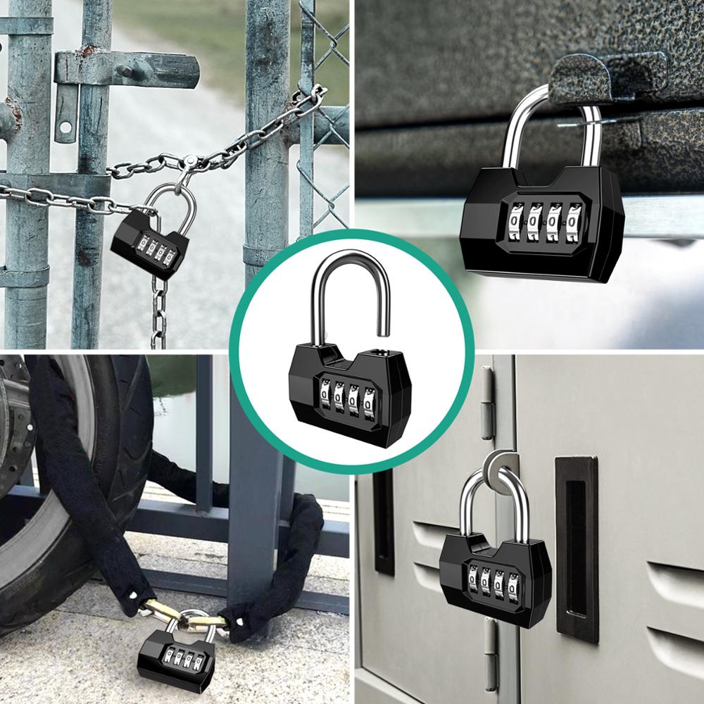 ORIA Combination Padlock 4-Dig - Smart Garden Gate Lock 评论和价格