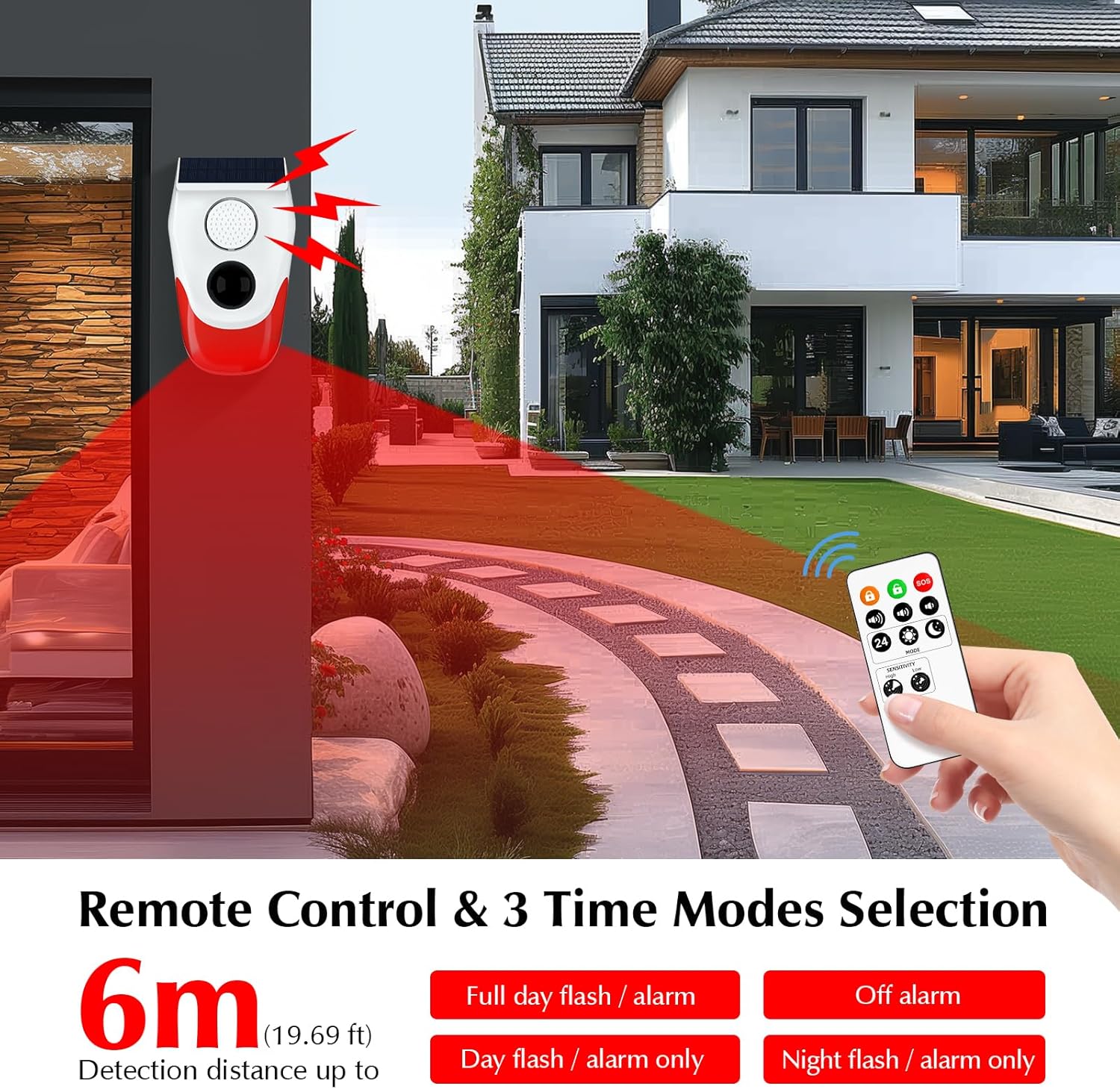 Solar Motion Sensor Outdoor Al - Smart Garden Light Camera 评论和价格