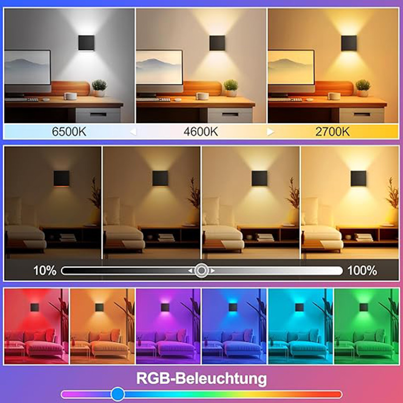 12W LED Outdoor Wall Light RGB - Smart Zigbee Garden Light 评论和价格