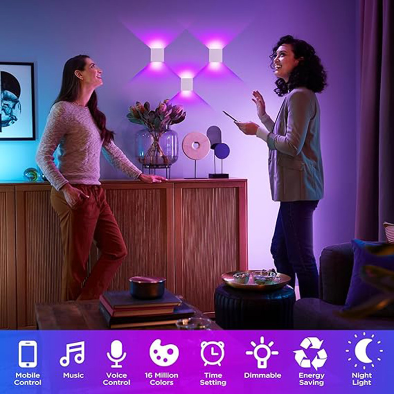12W LED Outdoor Wall Light RGB - Smart Zigbee Garden Light 评论和价格