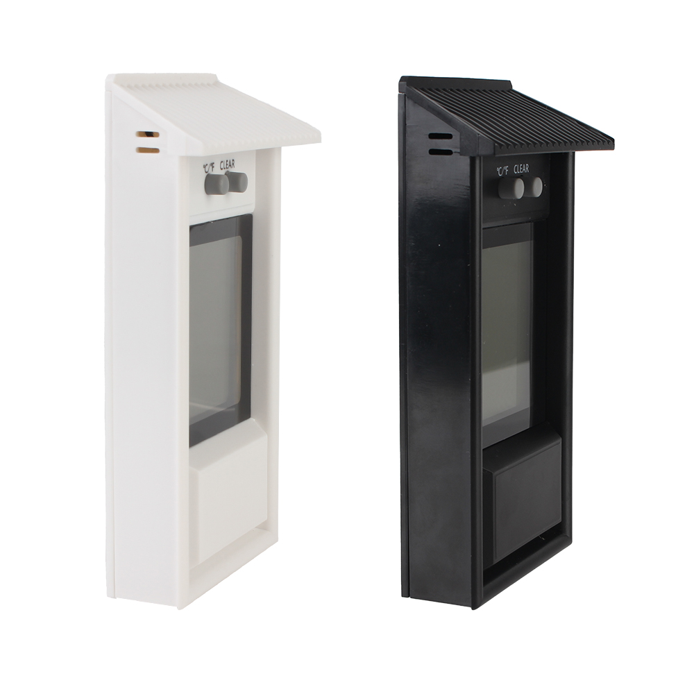 Gauge Weather Sensor LCD Elect - Garden Weather Station 评论和价格