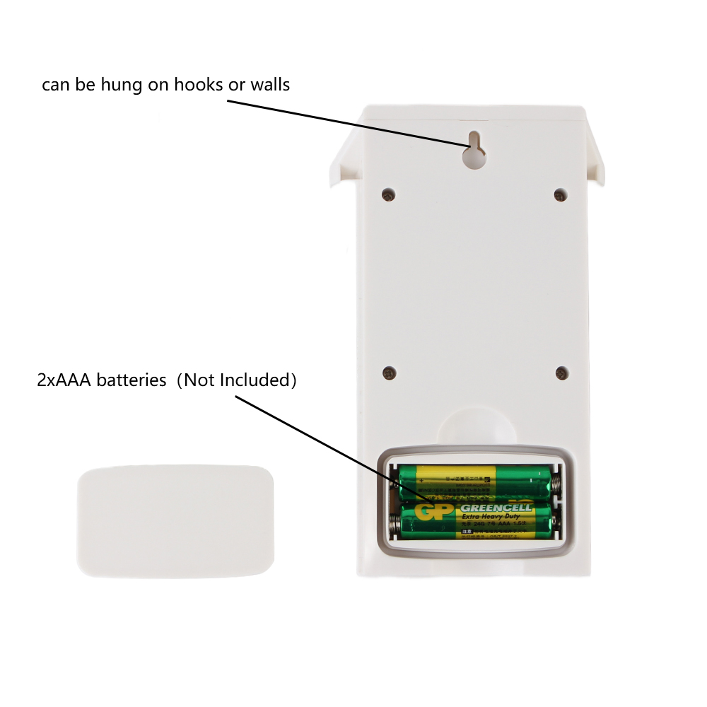 Gauge Weather Sensor LCD Elect - Garden Weather Station 评论和价格