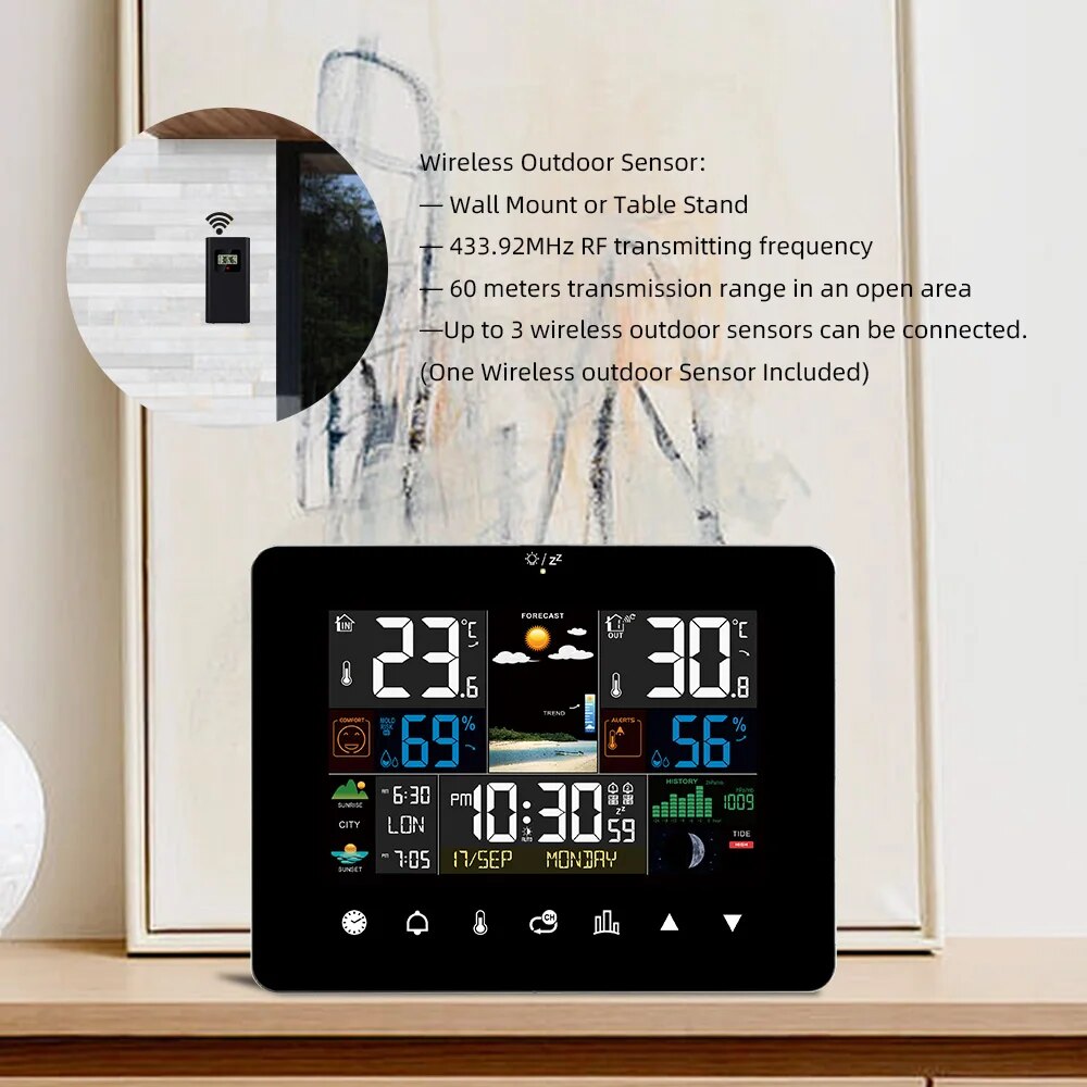FJ3362G Weather Station Alarm  - Garden Weather Station 评论和价格
