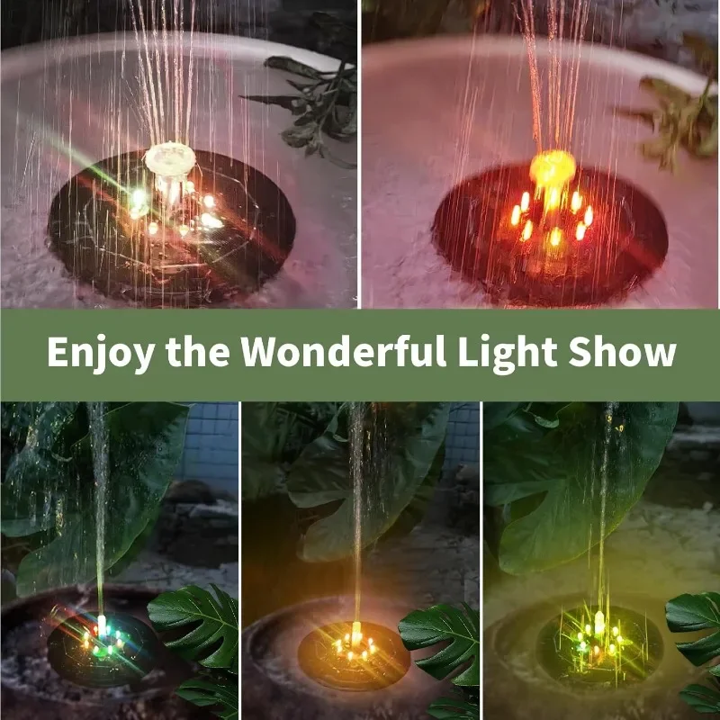 Fountain Light 7 Colors LED Li - Smart Garden Spotlights 评论和价格