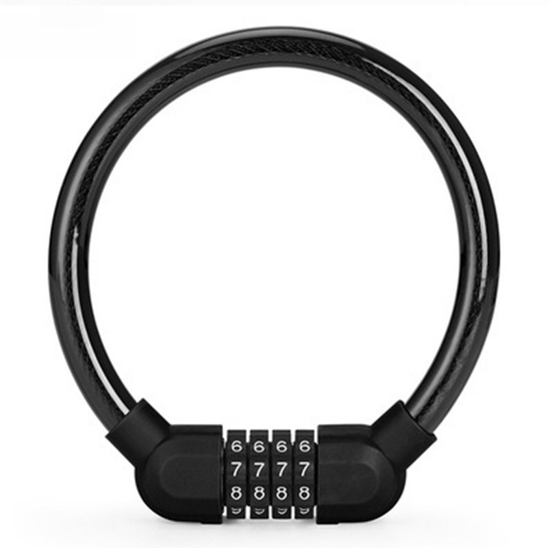 Bicycle Portable Four-digit Pa - Smart Garden Gate Lock 评论和价格