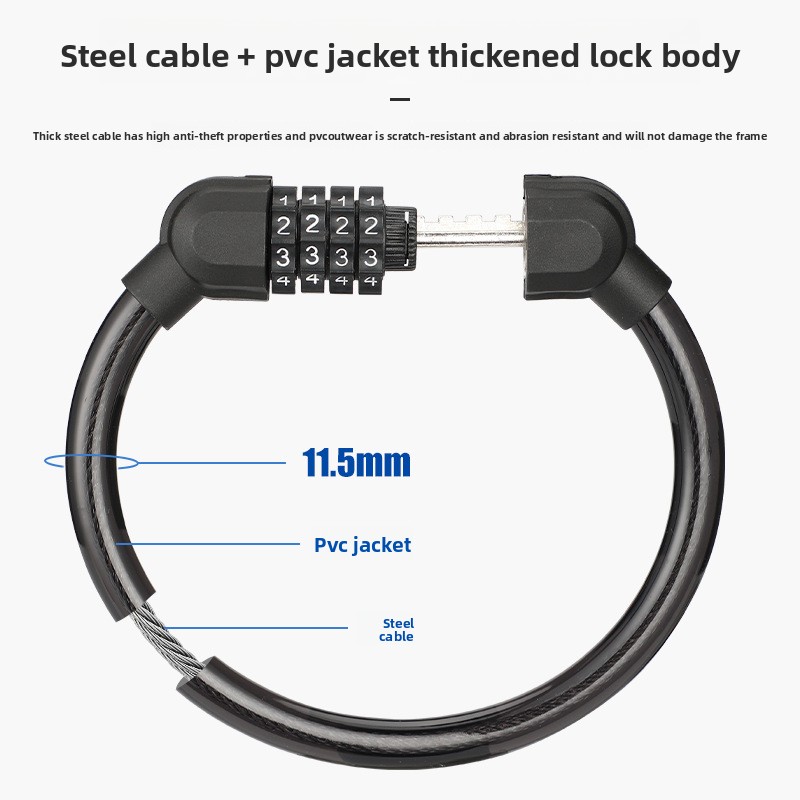 Bicycle Portable Four-digit Pa - Smart Garden Gate Lock 评论和价格