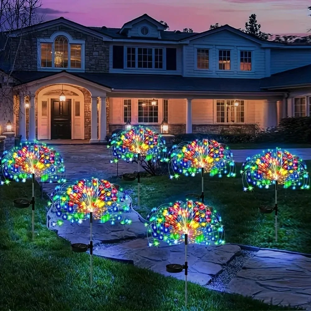 Solar LED Firework Fairy Light - Smart Garden Light Camera 评论和价格