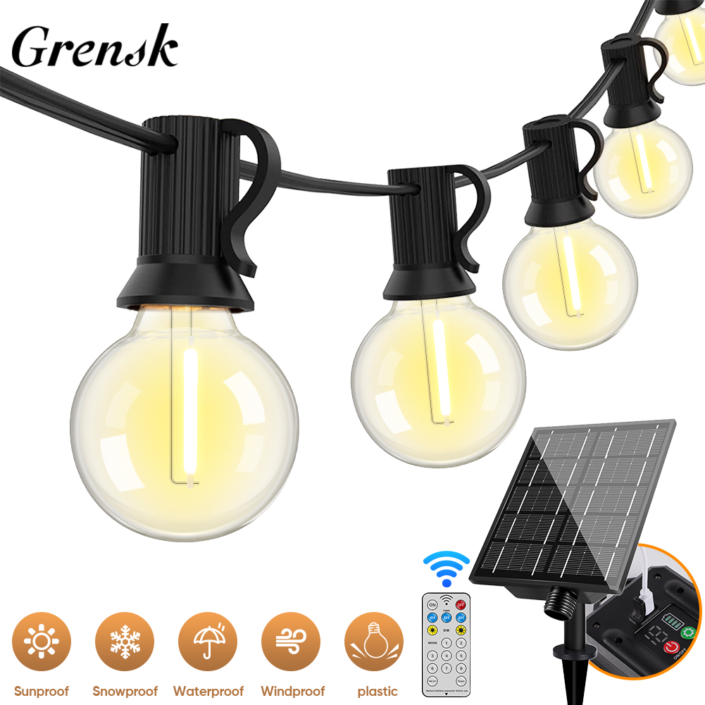 7.6M 18M 30M LED Solar String  - Smart Garden Spotlights 评论和价格