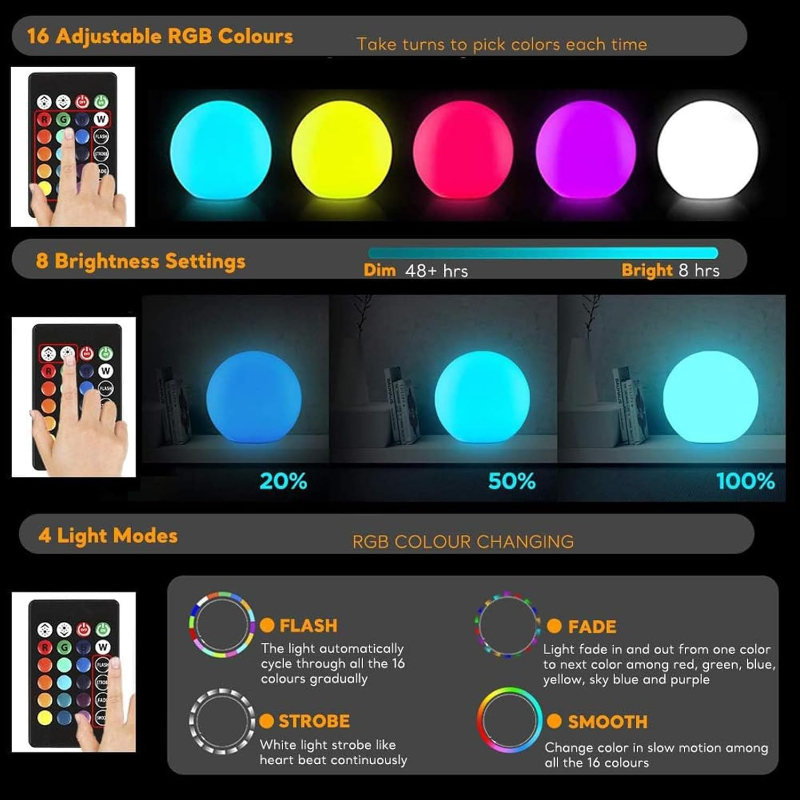 LED Ball Light Solar Lamp Outd - Smart Garden Light Camera 评论和价格