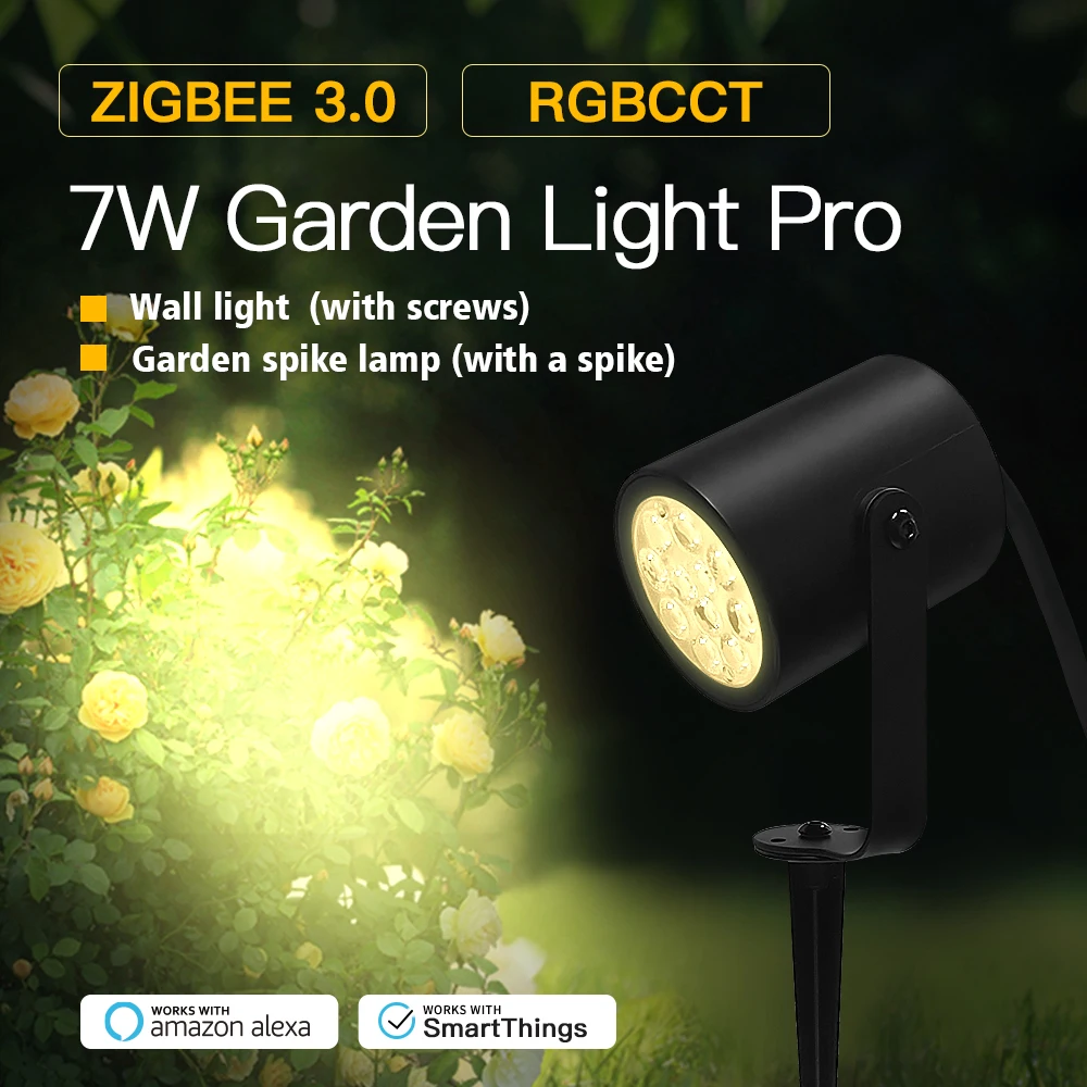 GLEDOPTO Zigbee 3.0 7W Smart G - Smart Zigbee Garden Light 评论和价格