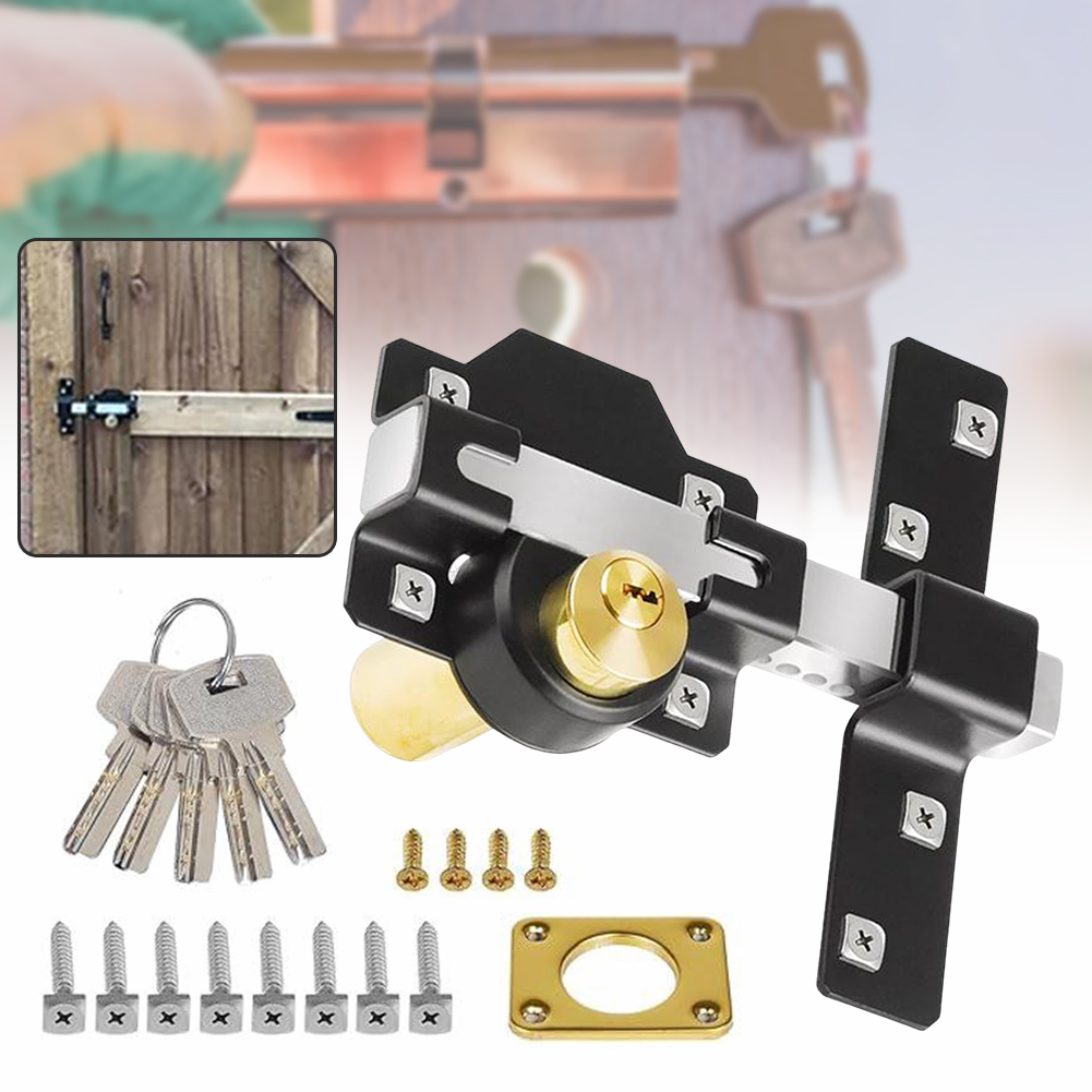 Barn Door Lock,Garage Gate Loc - Smart Garden Gate Lock 评论和价格