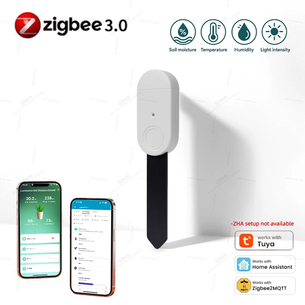 4in1 Zigbee Soil Moisture Temp - Smart Zigbee Garden Light 评论和价格