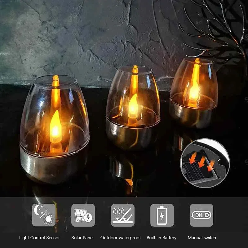 LED Stainless Steel Solar Cand - Smart Garden Light Camera 评论和价格