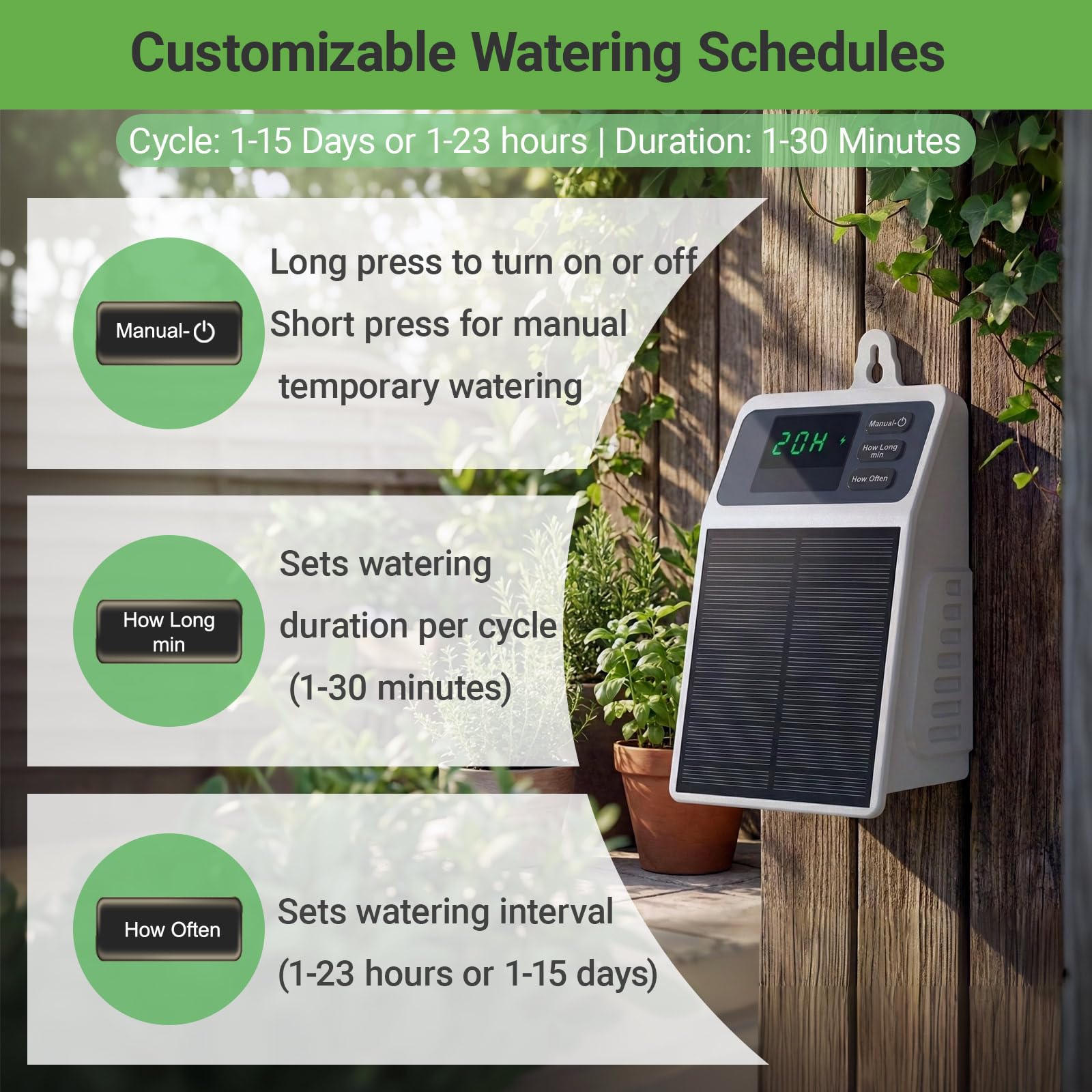 Upgraded Solar Drip Irrigation - Smart Garden Project 评论和价格