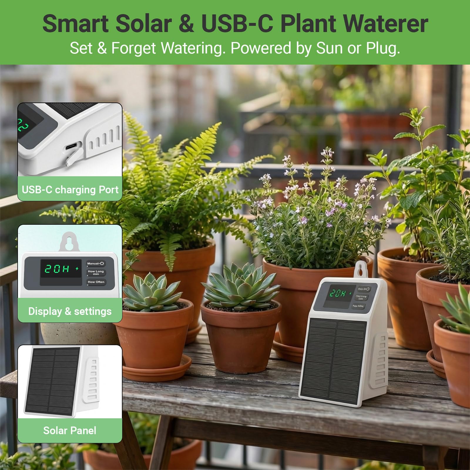Upgraded Solar Drip Irrigation - Smart Garden Project 评论和价格