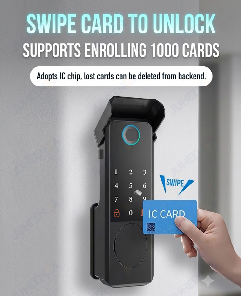 IP66 Waterproof Smart Door Loc - Smart Garden Gate Lock 评论和价格