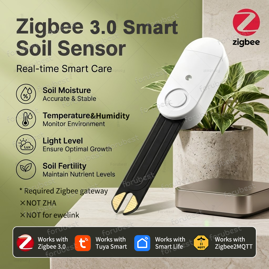 Smart ZigBee Soil Moisture Sen - Smart Zigbee Garden Light 评论和价格