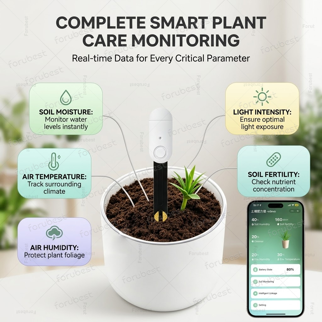 Smart ZigBee Soil Moisture Sen - Smart Zigbee Garden Light 评论和价格