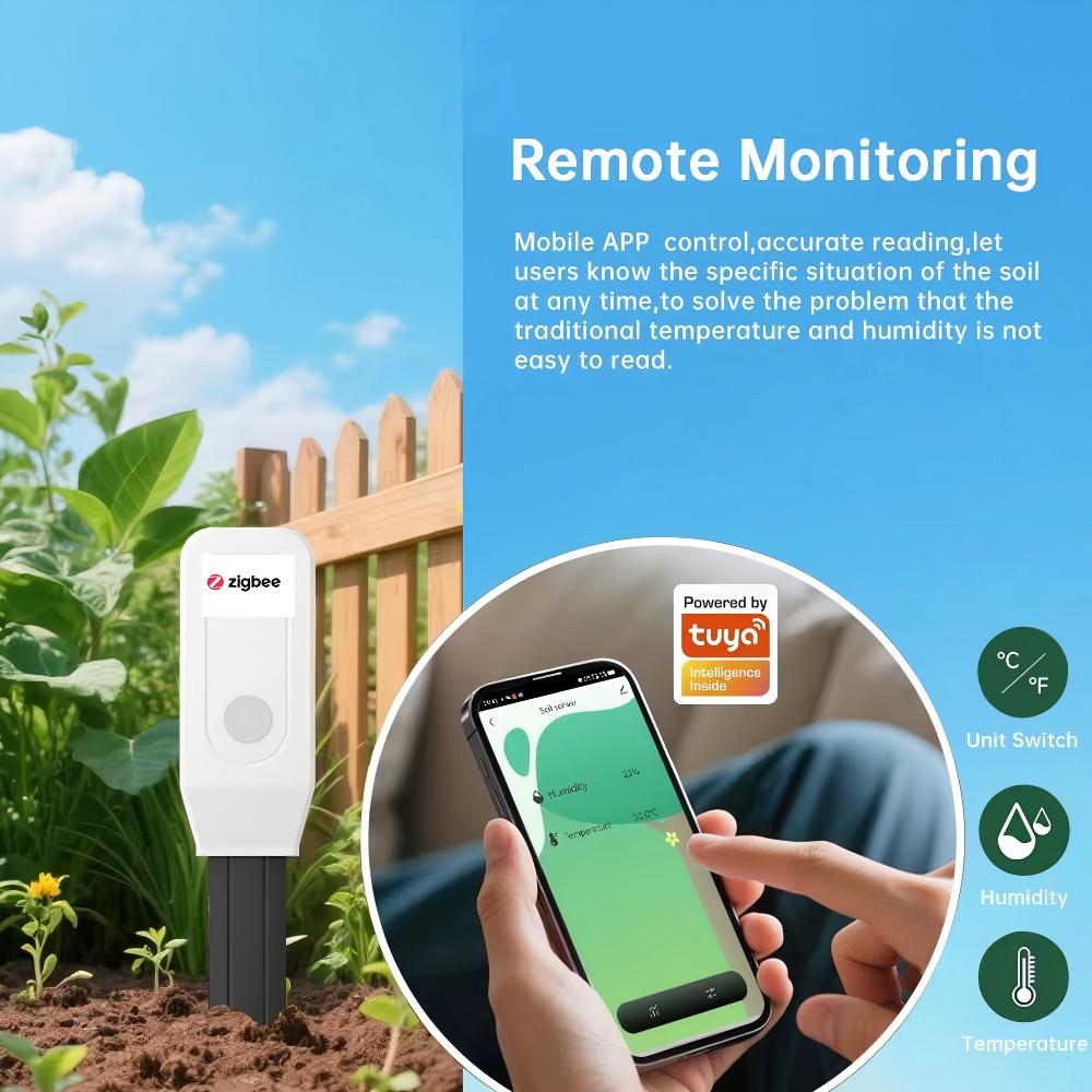 Tuya Smart Home ZigBee Soil Mo - Smart Garden Home Assistant 评论和价格