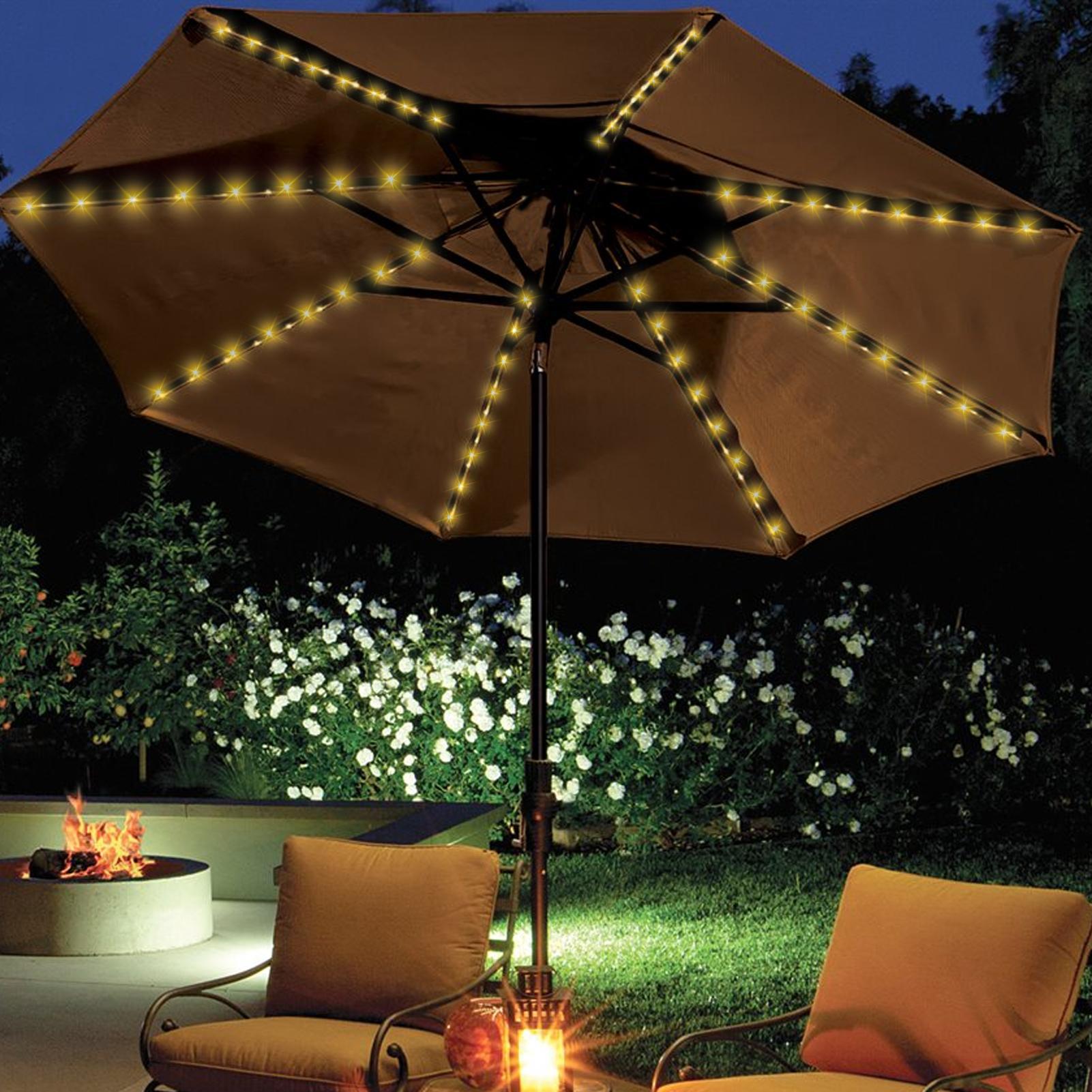 Solar Umbrella String Light 10 - Smart Garden Light Camera 评论和价格