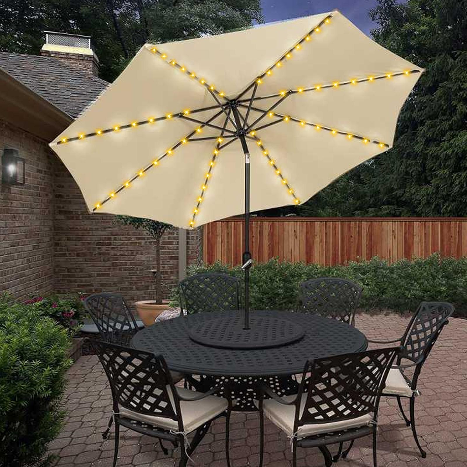 Solar Umbrella String Light 10 - Smart Garden Light Camera 评论和价格