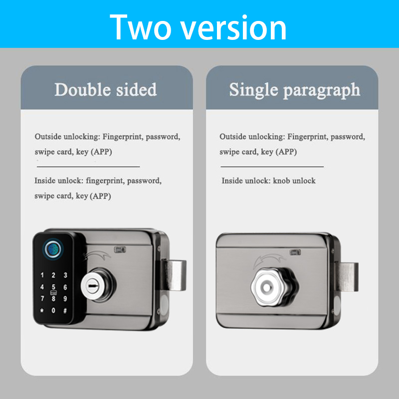 Waterproof Smart Door Lock Fin - Smart Garden Gate Lock 评论和价格