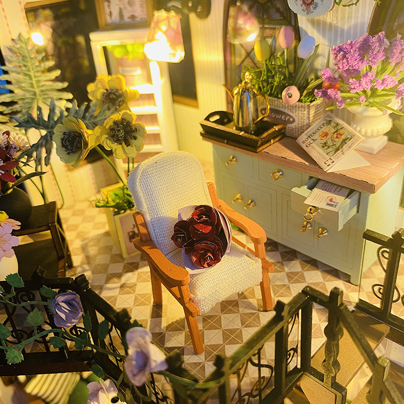 DIY Wooden Doll House Garden M - Smart Garden Lighting System 评论和价格