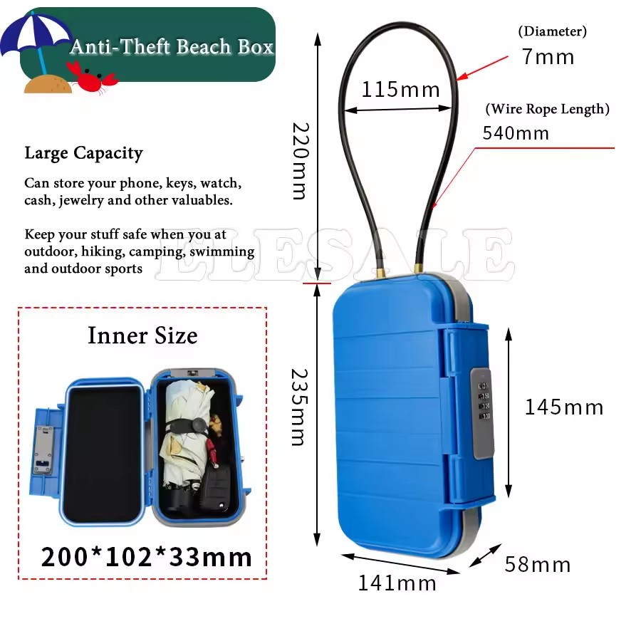 Creative Portable 4-digit Comb - Smart Garden Gate Lock 评论和价格