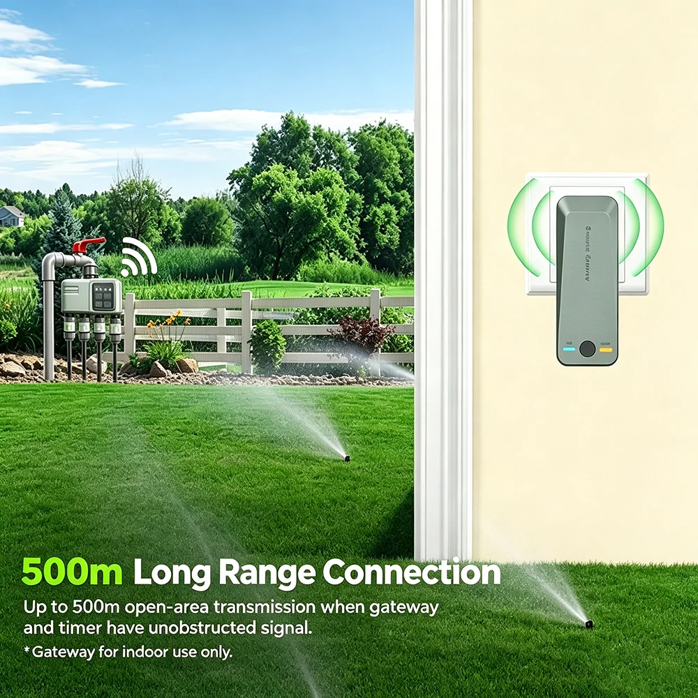 WiFi RF433 Smart Garden Sprink - Smart Garden Valve 评论和价格