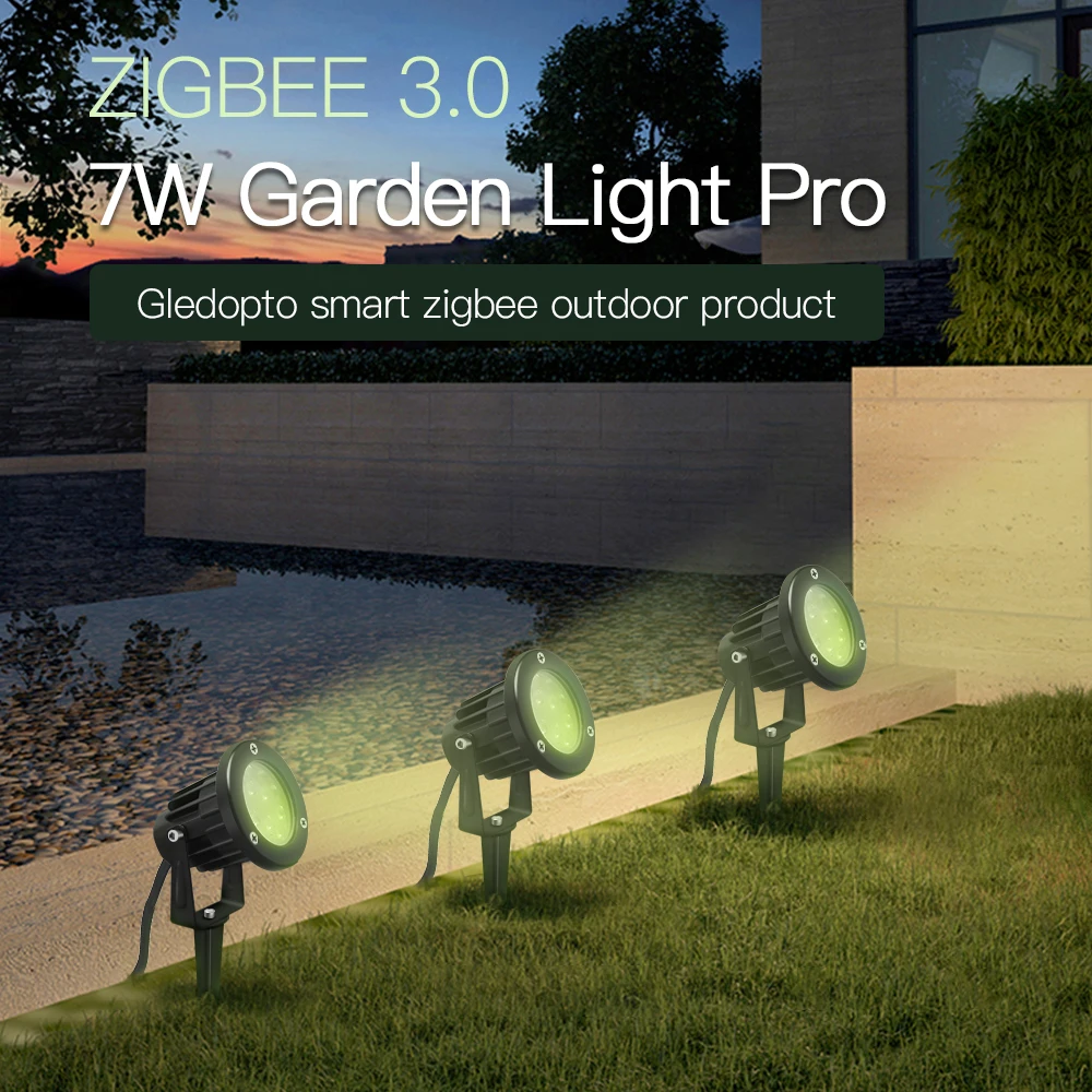 GLEDOPTO Zigbee 3.0 Smart Outd - Smart Zigbee Garden Light 评论和价格