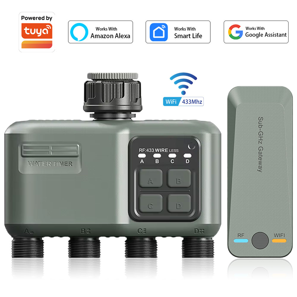 4 Outlet Programmable Water Ti - Smart Garden Project 评论和价格