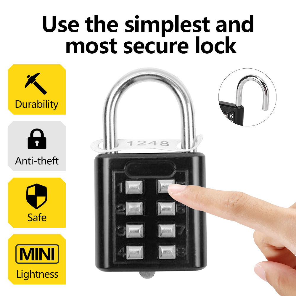 8-digit Combination Outdoor Bu - Smart Garden Gate Lock 评论和价格