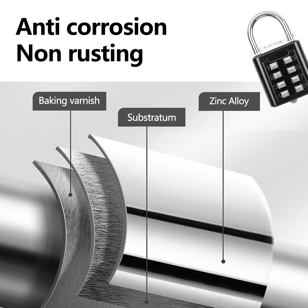 8-digit Combination Outdoor Bu - Smart Garden Gate Lock 评论和价格