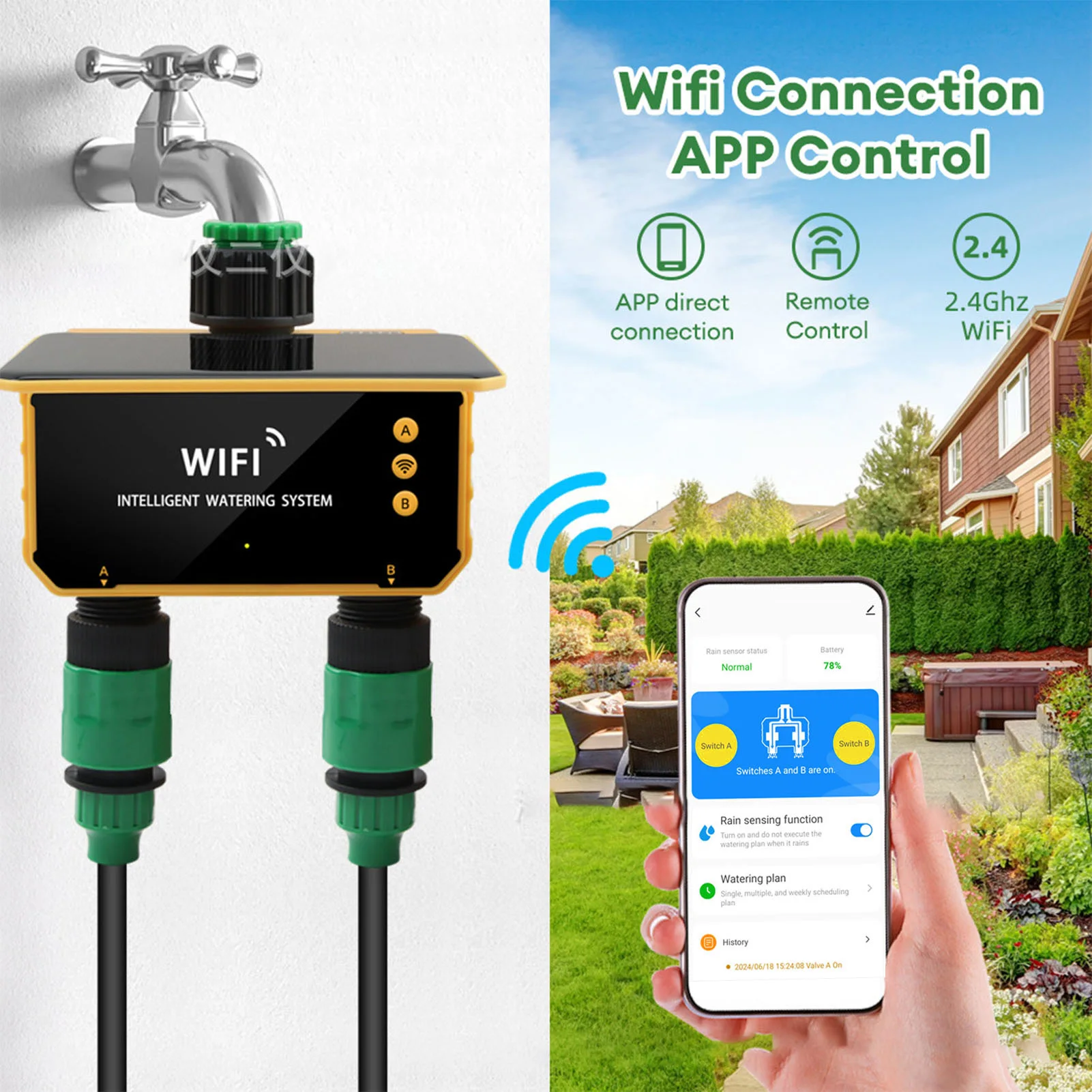 Solar WiFi Smart Irrigation Ti - Smart Garden Solar 评论和价格