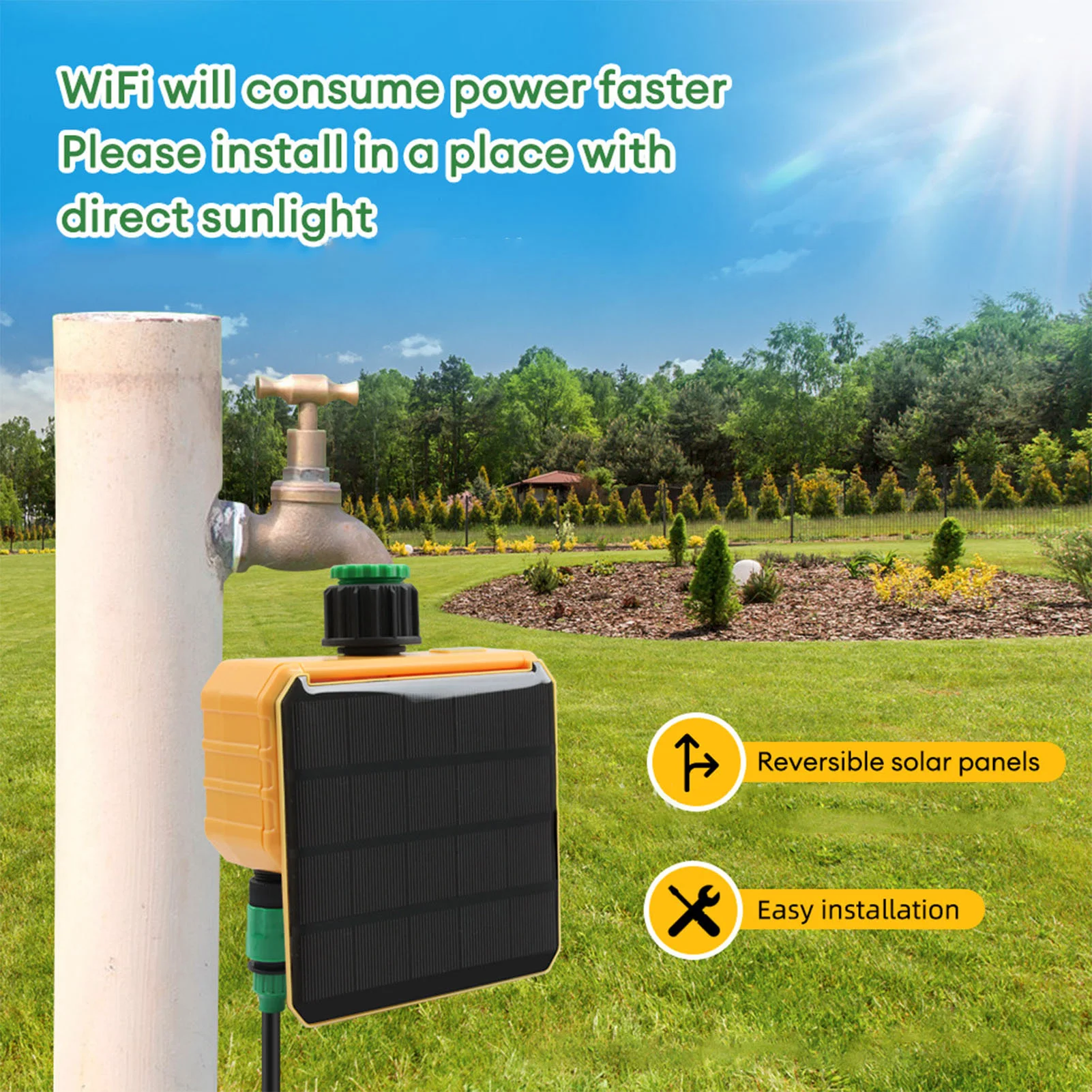 Solar WiFi Smart Irrigation Ti - Smart Garden Solar 评论和价格